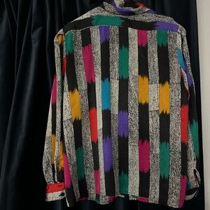 Colorful Striped Long Sleeve Shirt